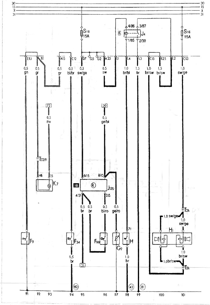 Ручной тормоз, контрольная лампочка уровня тормозной жидкости ...?