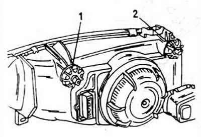 регулировка фар на фольксваген джетта 5