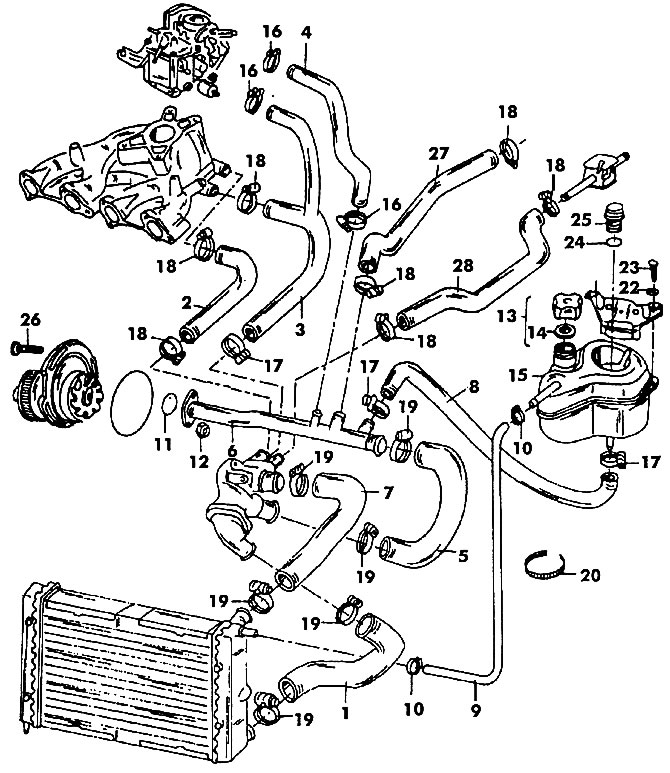 Система за охлаждане на двигателя — описание на конструкцията ...