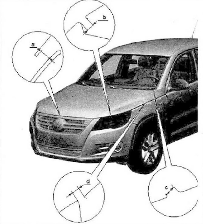регулировка двери tiguan