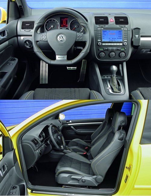 На руле Volkswagen Golf GTI Pirelli Edition примостился логотип итальянской компании, а посмотрев…