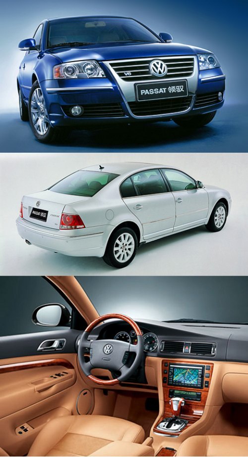 Это дореформенный Volkswagen Passat Lingyu, выпуск которого в Китае начался в 2005 году.