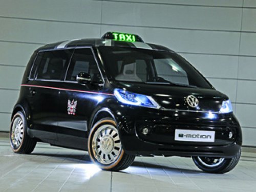 VW up! Taxi Concept предстал в расцветке лондонского такси. Это единственное его отличие от модели…