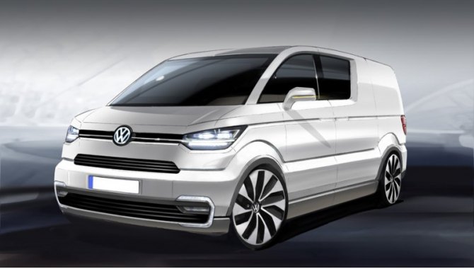 Несмотря на явное фамильное сходство с коммерческими фургончиками Volkswagen, концепт не связан ни…