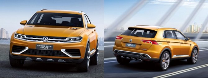 Модель CrossBlue Coupe, призванная сражаться с BMW X6, создана на «тележке» MQB, той же, что лежит…