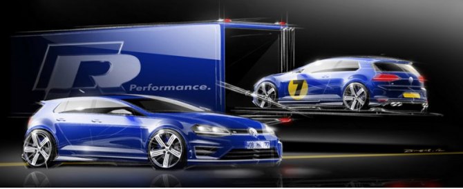 Хэтчбек Volkswagen Golf R оснастили двухлитровым турбомотором мощностью 300 л.с. (380 Н·м), который…