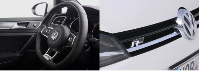 В России появились пакеты R-Line для хэтчбека Volkswagen Golf