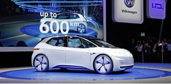 Хэтч Volkswagen I.D. на платформе MEB может пробежать на одной зарядке до 600 км. Однако на…
