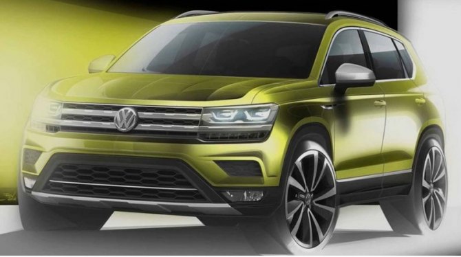 Немцы представили один тизер Volks-SUV. Перед нами нечто вроде сильно усохшего Терамонта, но…
