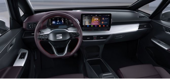 Тут показан интерьер электрического хэтча Seat el-Born, брата-близнеца ID.3. Салоны у этой пары…