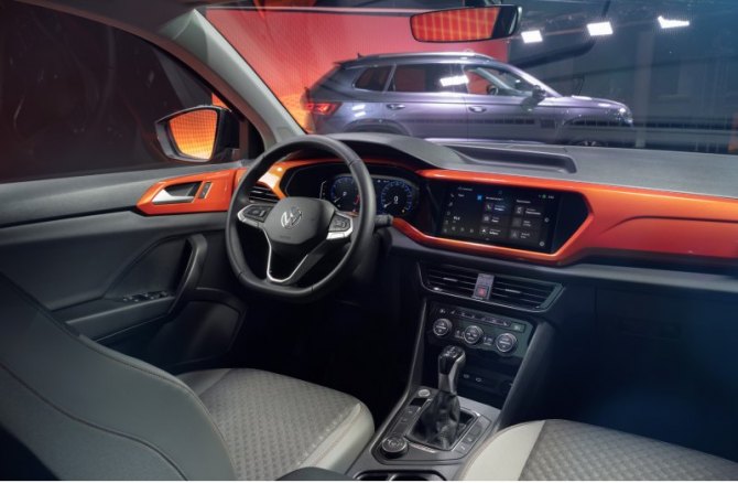 Taos первым из фольксвагенов в России получит мультимедийную систему VW Play на Андроиде (экран на…