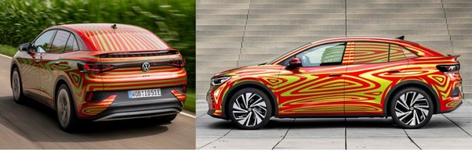 Volkswagen обращает внимание на плавные линии, короткие свесы, большие колеса (20 дюймов),…