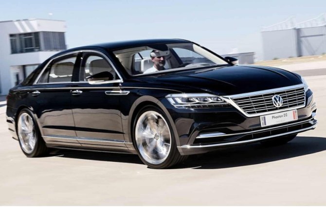 Отмененный Volkswagen Phaeton II впервые показали на видео