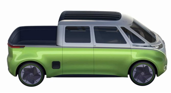 Volkswagen может разработать пикап на базе ID. Buzz