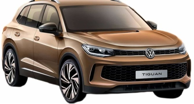 Volkswagen Tiguan 3 поколения: первые изображения