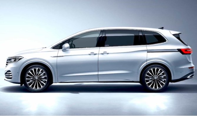В Россию привезли очень большой и комфортный минивэн Volkswagen