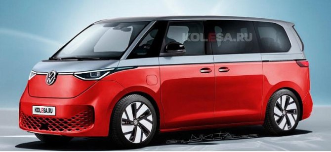 Российские дизайнеры показали первые рендеры серийного Volkswagen ID. Buzz