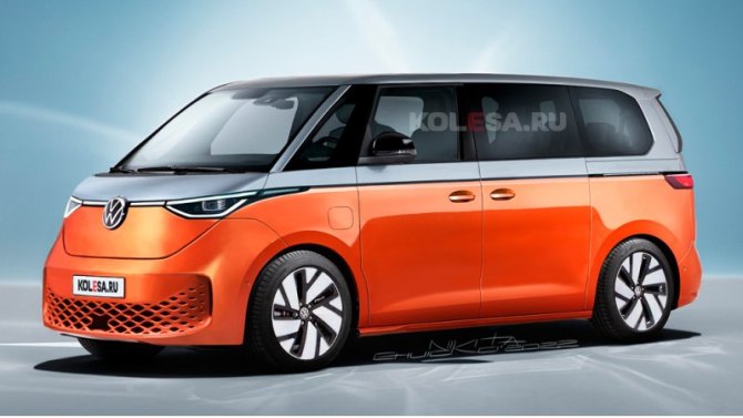 В длину Volkswagen ID. Buzz будет достигать около пяти метров при колесной базе 3,3 метра. Похожие…