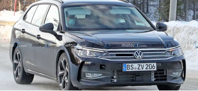 В Интернете появились первые изображения универсала Volkswagen Passat нового поколения