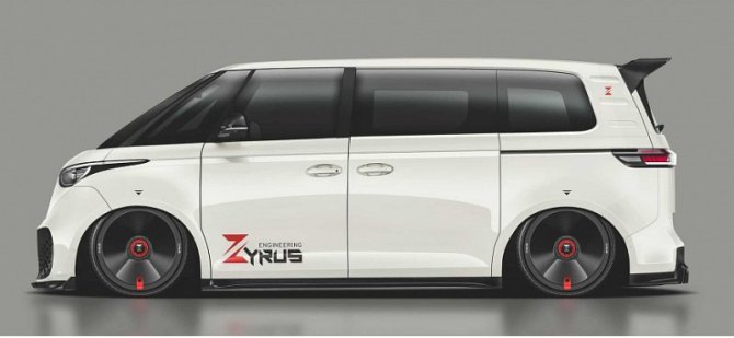 Аэрокит из углеродного волокна придает Volkswagen ID Buzz удивительно спортивный вид