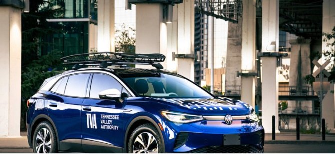 Компания Volkswagen создала мобильную машину реагирования на дроны электрокара Volkswagen ID.4