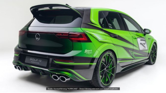 Тюнингованный хот-хэтч был продемонстрирован в штаб-квартире VW R в Варменау, Германия, перед…