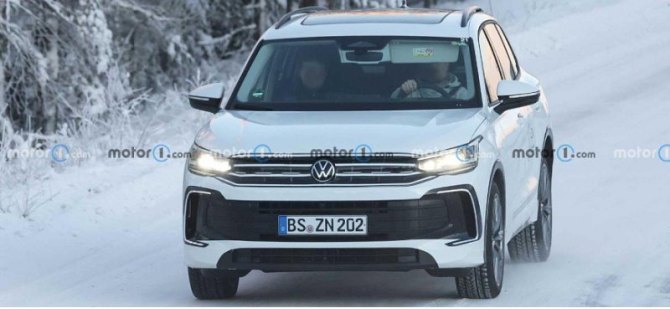 Компания Volkswagen тестирует обновленный кроссовер Volkswagen Tiguan 2024 года