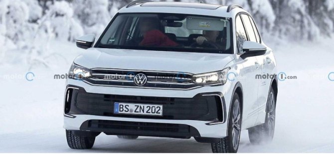 На тестах замечен прототип обновленного кроссовера VW Tiguan