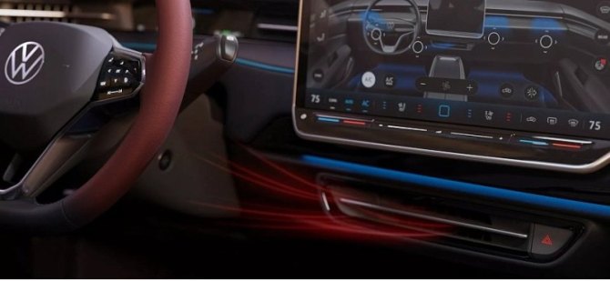 Компания Volkswagen продемонстрировала работу умных вентиляционных отверстий седана VW ID.7