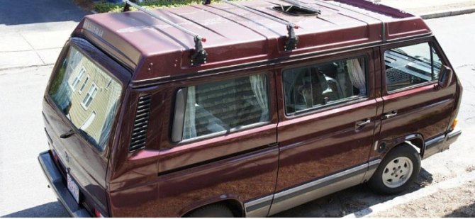 Классический Volkswagen Transporter T3 превратили в милый кемпер