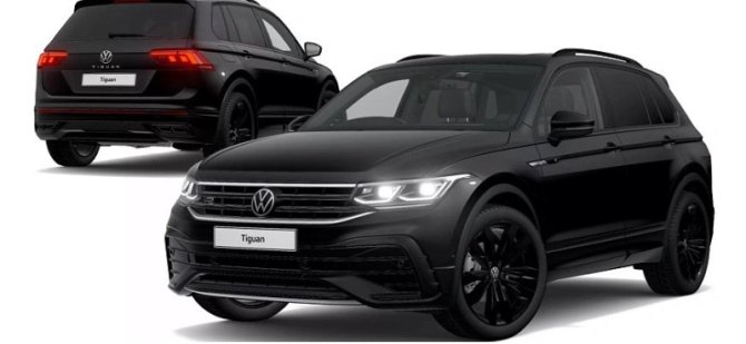 Компания Volkswagen представила зловещую версию кроссовера VW Tiguan Black Edition