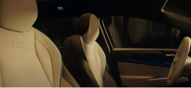 Volkswagen показал финальный тизер салона нового седана VW ID.7 за несколько часов до дебюта