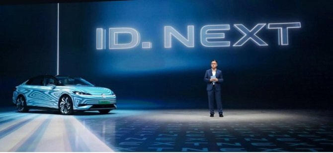 Автобренд из ФРГ Volkswagen представил флагманский лифтбэк Volkswagen ID.7 в Шанхае