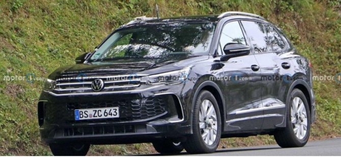 Компания Volkswagen тестирует кроссовер Volkswagen Tiguan следующего поколения
