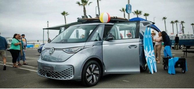 Volkswagen представил трехрядный концепт минивэна VW ID. Buzz Accessories с кухонной раковиной