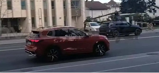 Появились фотографии обновленного кроссовера Volkswagen Tiguan