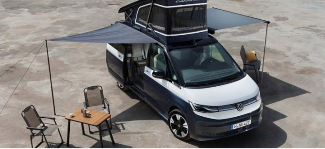 В Сети появился видеообзор на туристический кемпер VW T7 California