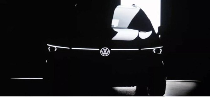 Volkswagen впервые показал обновленный VW Golf 2025 года со светящимся логотипом