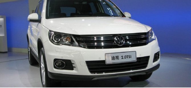 Компания Volkswagen представила новый кроссовер VW Tiguan в Китае