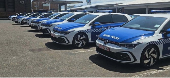 Южноафриканская полиция пополнила флот спортивными Volkswagen Golf GTI