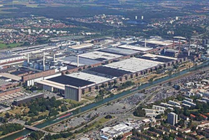 Завод Volkswagen в Вольфсбурге
