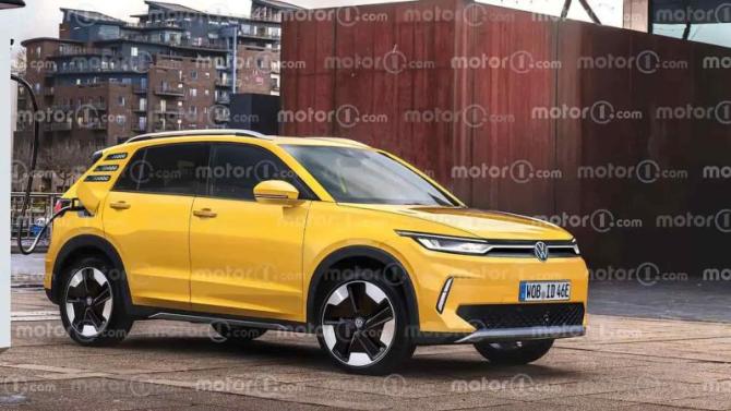 Неофициальный рендер нового кроссовера Volkswagen ID.2 X