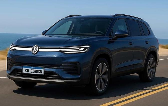 Неофициальный рендер внедорожника VW Amarok