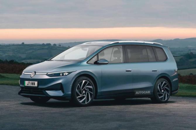 Спекулятивный рендер нового минивэна Volkswagen (Autocar)