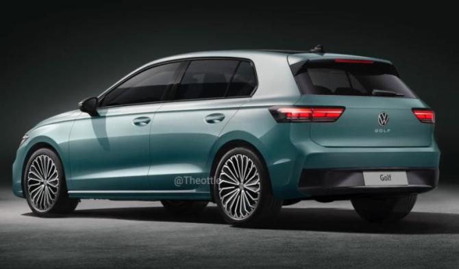 Volkswagen Golf нового поколения (неофициальный рендер)