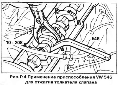 Зазоры клапанов фольксваген гольф