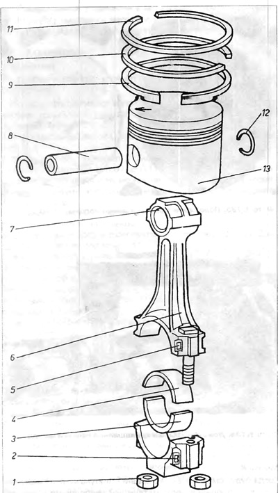 Piston cu biela