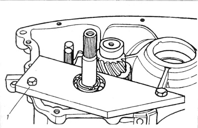 Crtež. 6.4. Ploča za pričvršćivanje (ulazna osovina)