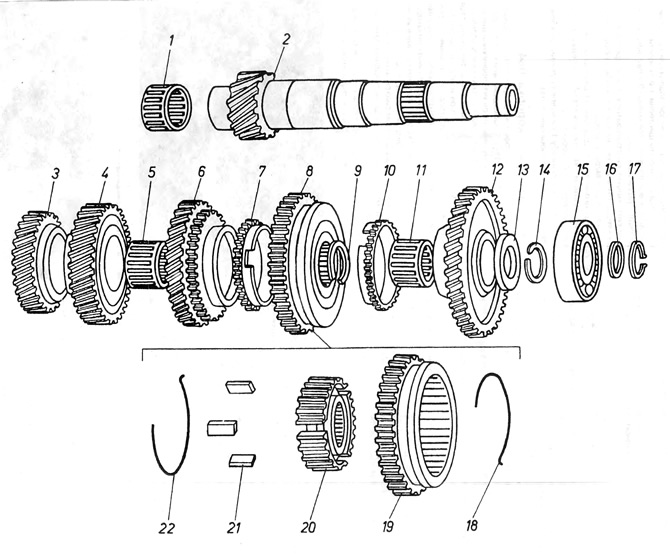 Rysunek 6.6. Wał wyjściowy 084