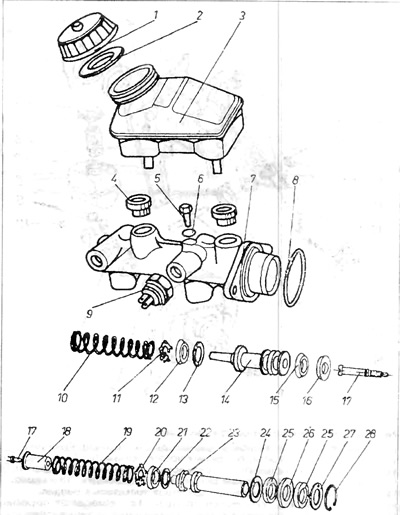 Цртање 8.3. Кочиони цилиндар